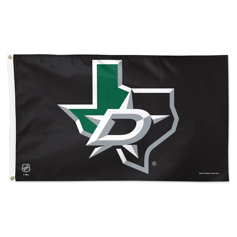 WinCraft Dallas Stars 3' x 5' State Shape Deluxe Single-Sided Flag