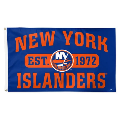 WinCraft New York Islanders 3' x 5' Single-Sided Franchise Establishment Deluxe Flag