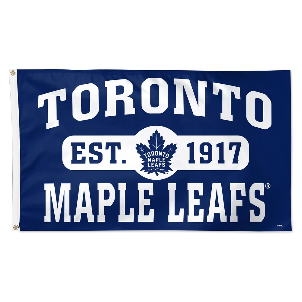 WinCraft Toronto Maple Leafs 3' x 5' Single-Sided Franchise Establishment Deluxe Flag