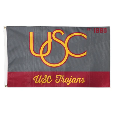 WinCraft USC Trojans 3' x 5' Single-Sided Franchise Establishment Deluxe Flag