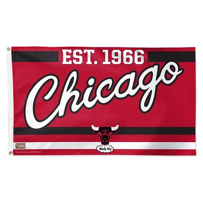 WinCraft Chicago Bulls 3' x 5' Single-Sided Franchise Establishment Deluxe Flag