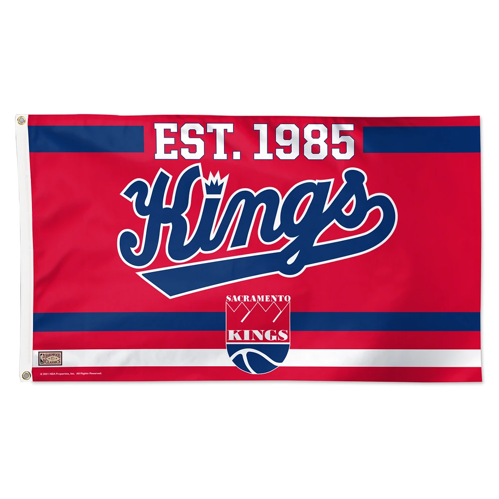WinCraft Sacramento Kings 3' x 5' Single-Sided Franchise Establishment Deluxe Flag