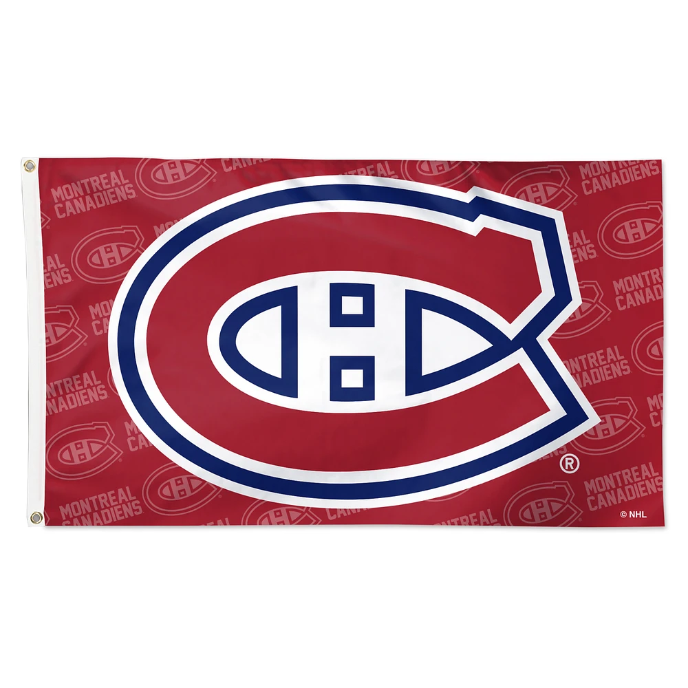 WinCraft Montreal Canadiens 3' x 5' Single-Sided Deluxe Game Day Team Flag