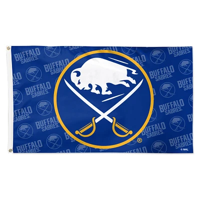 WinCraft Buffalo Sabres 3' x 5' Single-Sided Deluxe Game Day Team Flag