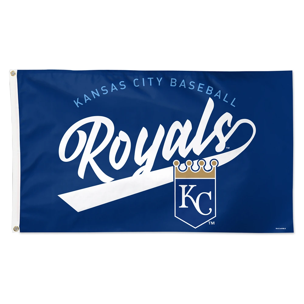 WinCraft Kansas City Royals 3' x 5' Classic Deluxe Single-Sided Flag