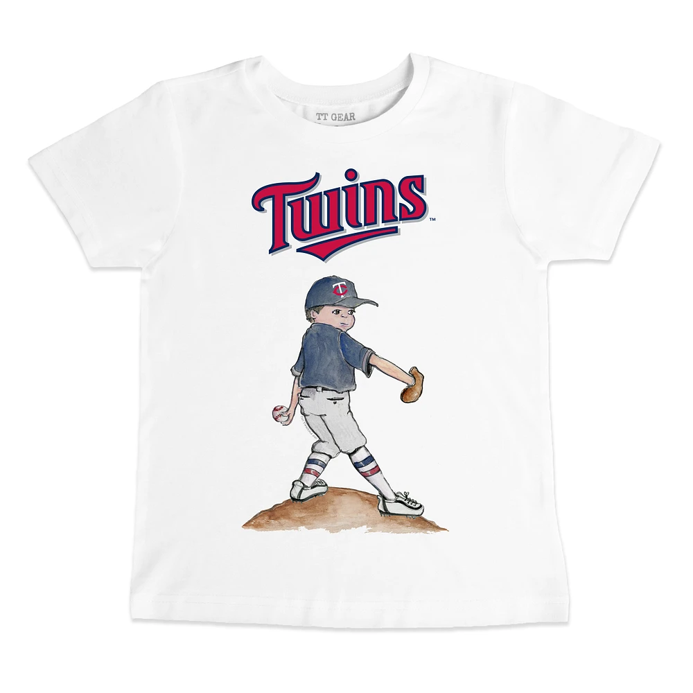 Preschool & Toddler Tiny Turnip White Minnesota Twins Clemente T-Shirt
