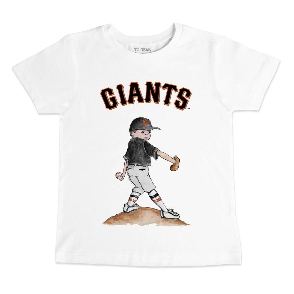 Preschool & Toddler Tiny Turnip White San Francisco Giants Clemente T-Shirt