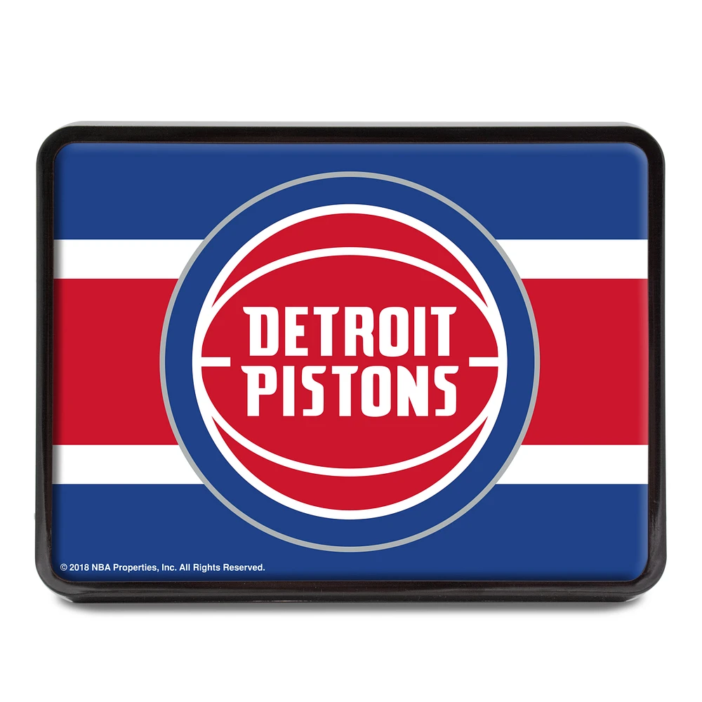 WinCraft Detroit Pistons Rectangle Univeral Hitch Cover