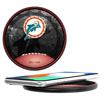 Miami Dolphins 10-Watt Legendary Design Wireless Charger