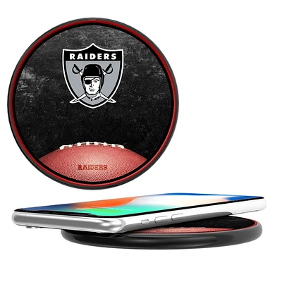 Oakland Raiders 10-Watt Legendary Design Wireless Charger