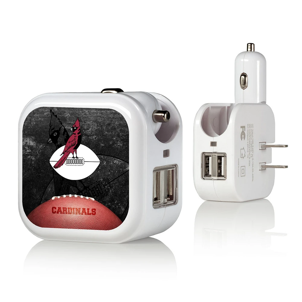 Chicago Cardinals 2-in-1 Legendary Design USB Charger