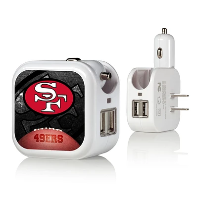 San Francisco 49ers 2-in-1 Legendary Design USB Charger
