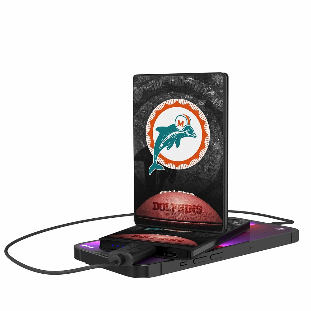 Miami Dolphins 2500 mAh Legendary Design Credit Card Powerbank