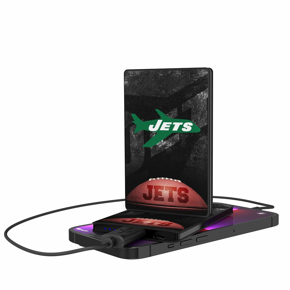 New York Jets 2500 mAh Legendary Design Credit Card Powerbank