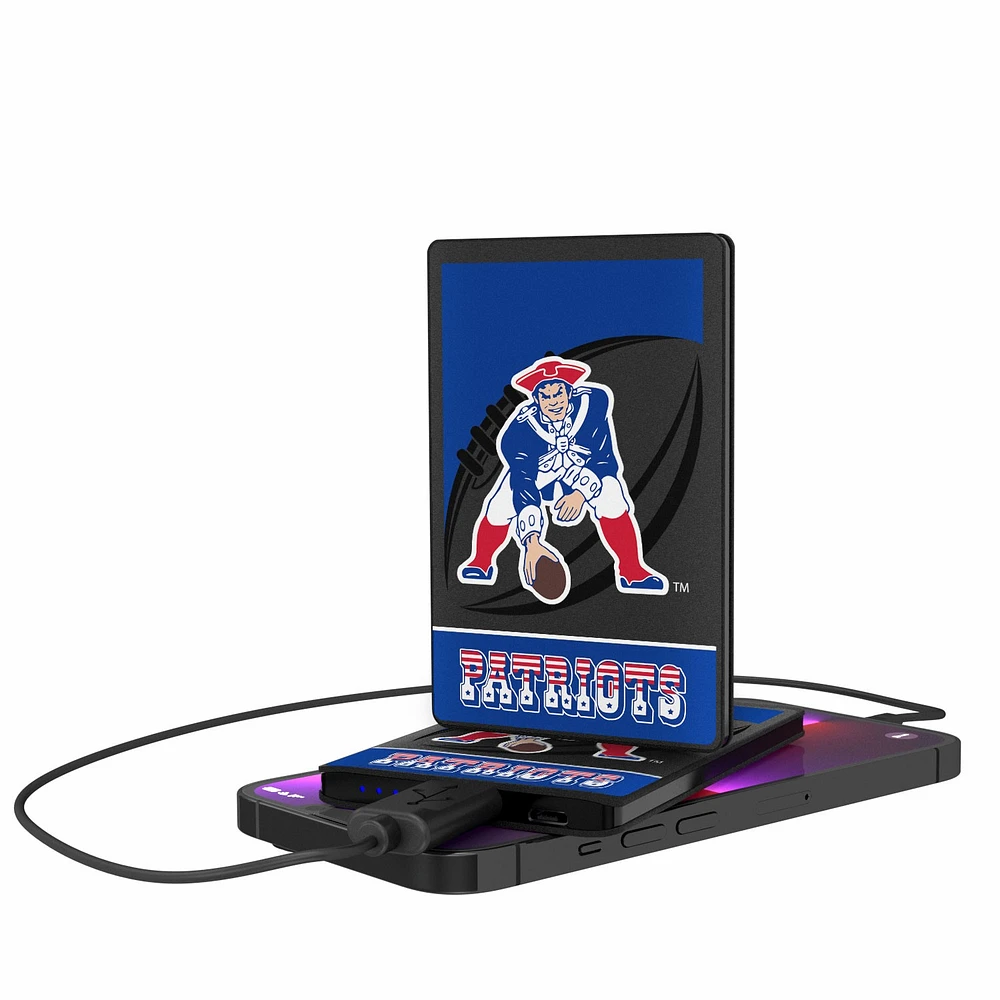 New England Patriots 2500 mAh Passtime Design Credit Card Powerbank