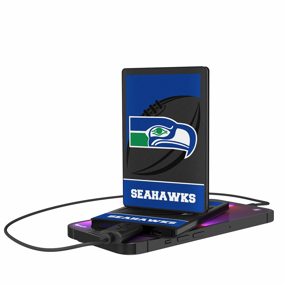 Seattle Seahawks 2500 mAh Passtime Design Credit Card Powerbank