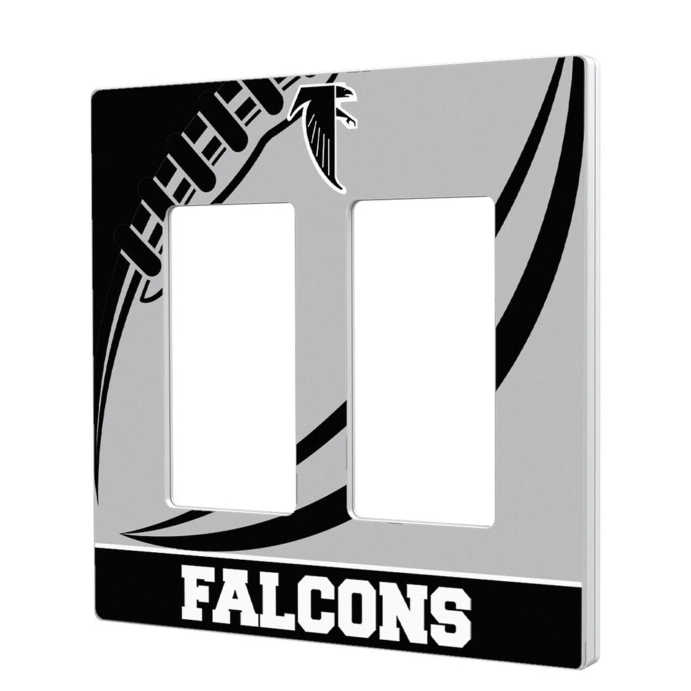 Atlanta Falcons Passtime Design Double Rocker Lightswitch Plate