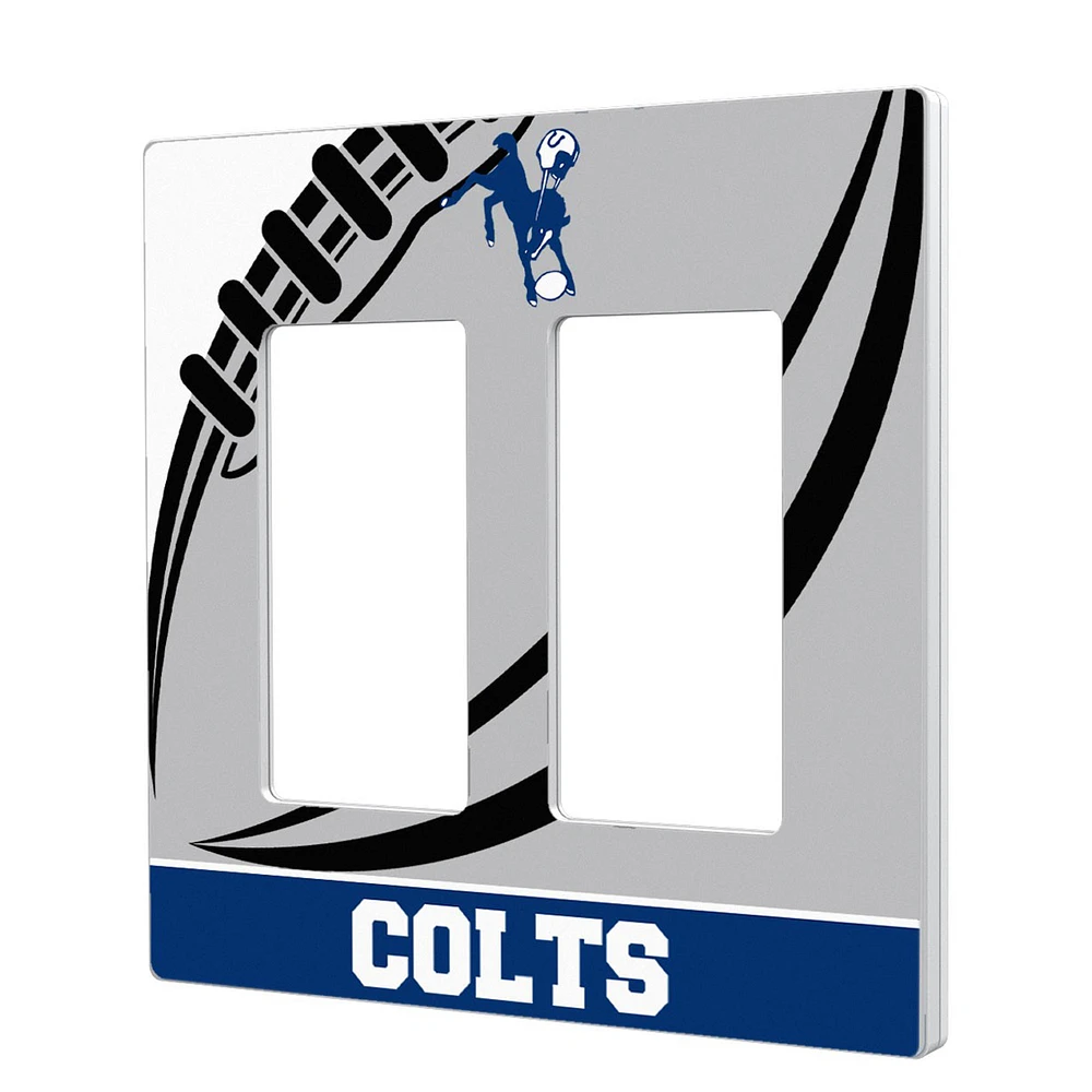 Baltimore Colts Passtime Design Double Rocker Lightswitch Plate
