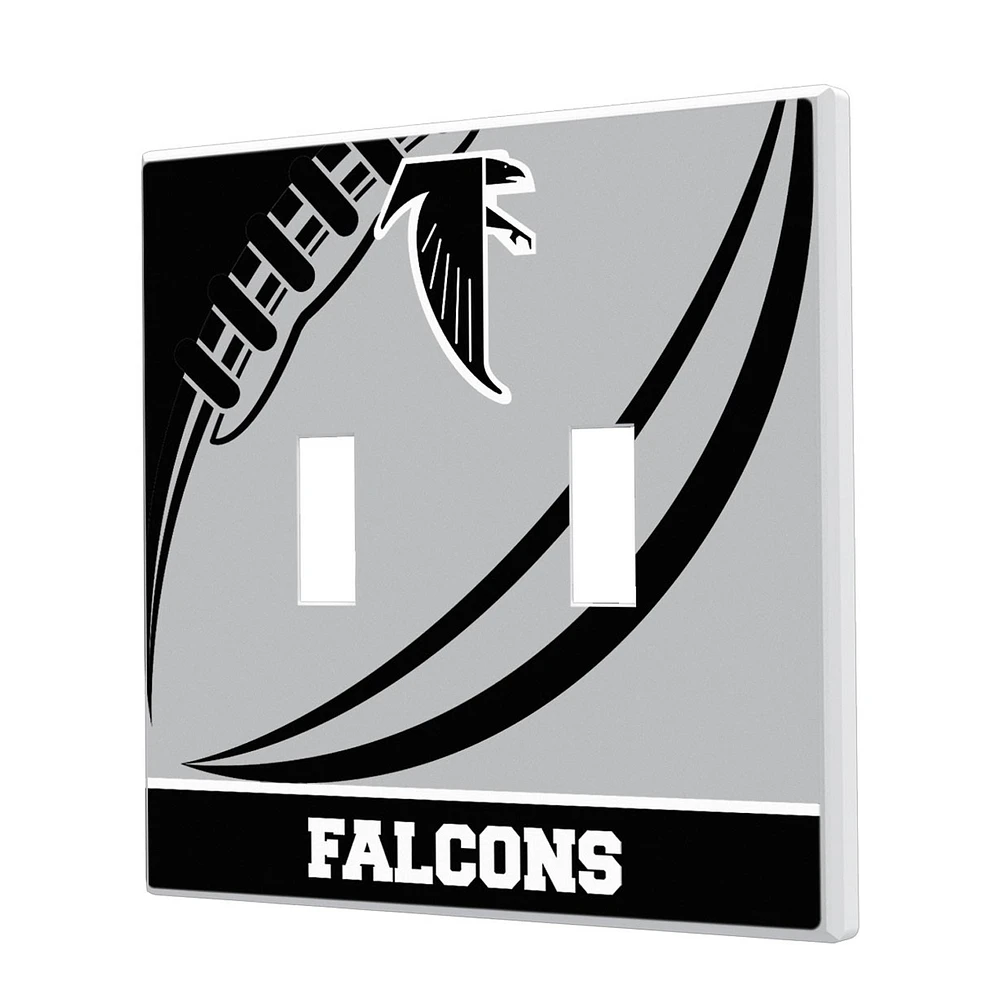 Atlanta Falcons Passtime Design Double Toggle Lightswitch Plate