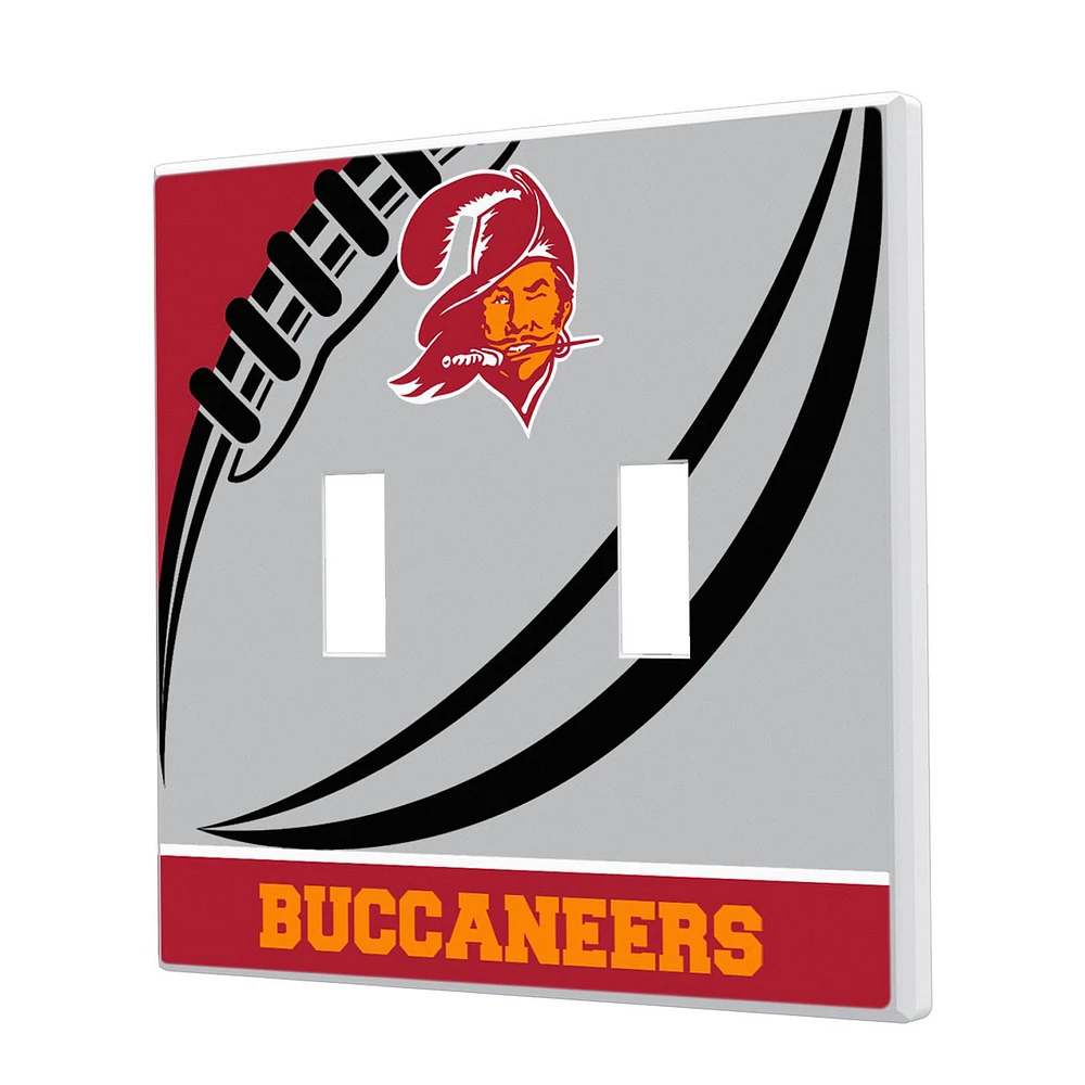 Tampa Bay Buccaneers Passtime Design Double Toggle Lightswitch Plate