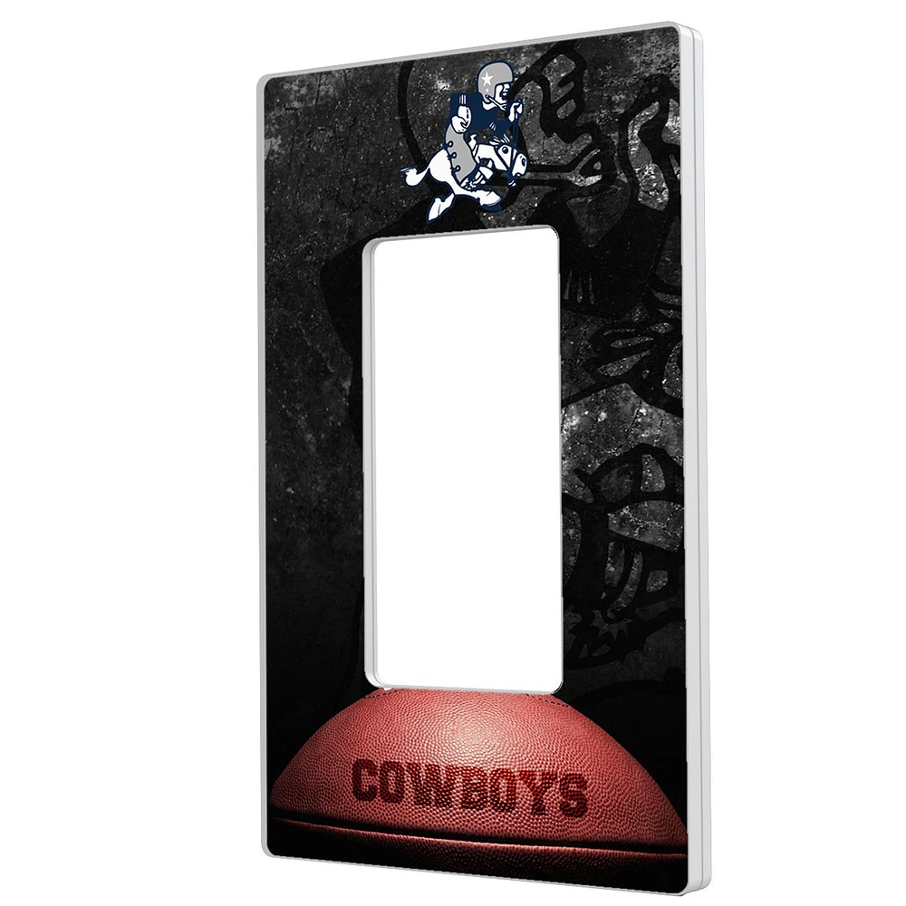 Dallas Cowboys Legendary Design Single Rocker Lightswitch Plate