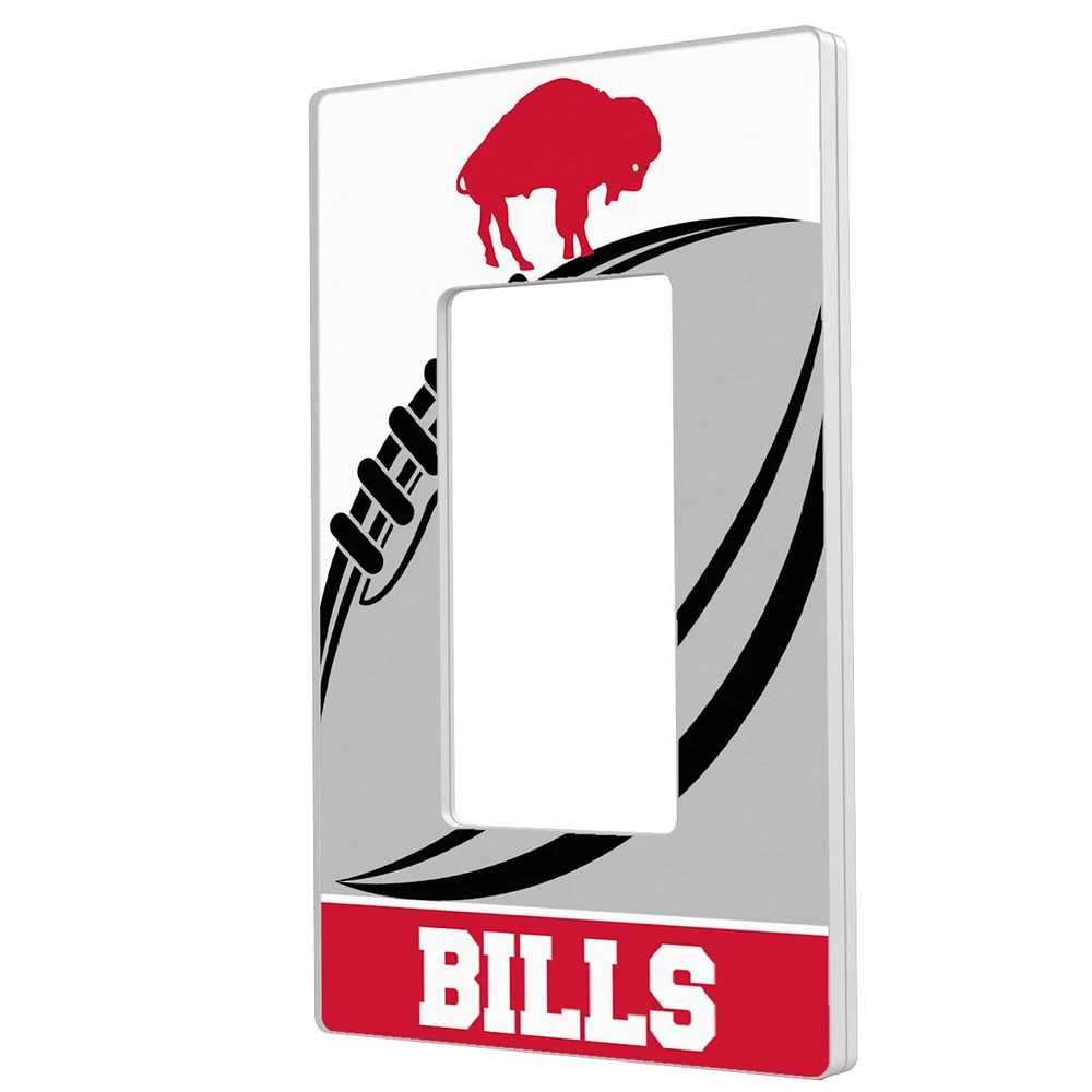 Buffalo Bills Passtime Design Single Rocker Lightswitch Plate