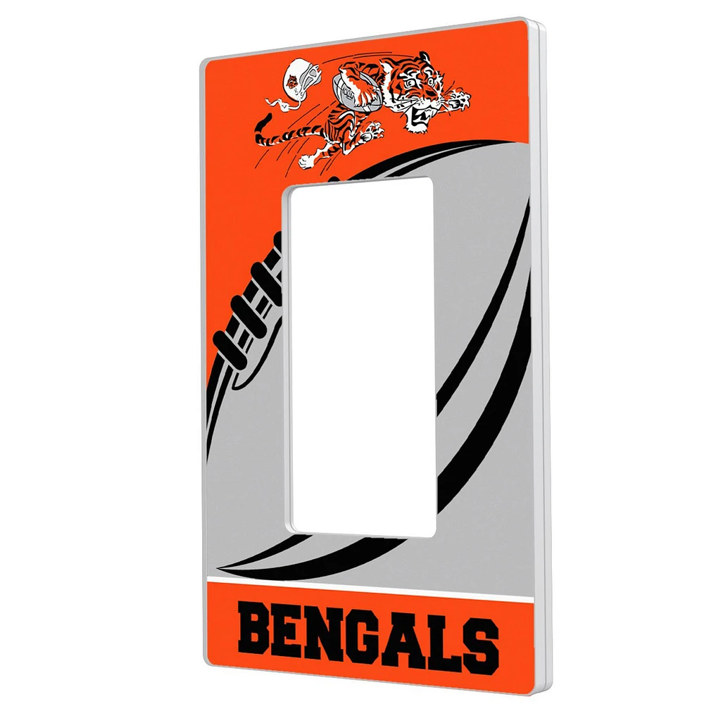 Cincinnati Bengals Passtime Design Single Rocker Lightswitch Plate