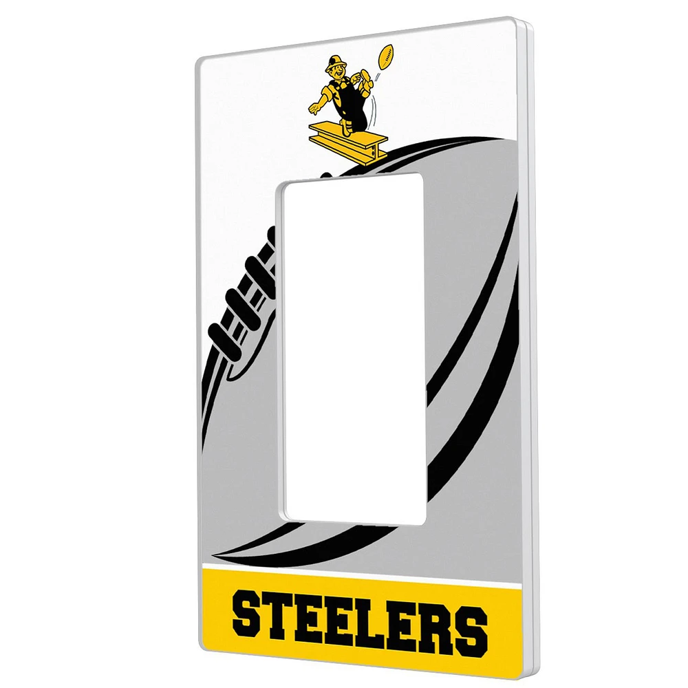 Pittsburgh Steelers Passtime Design Single Rocker Lightswitch Plate