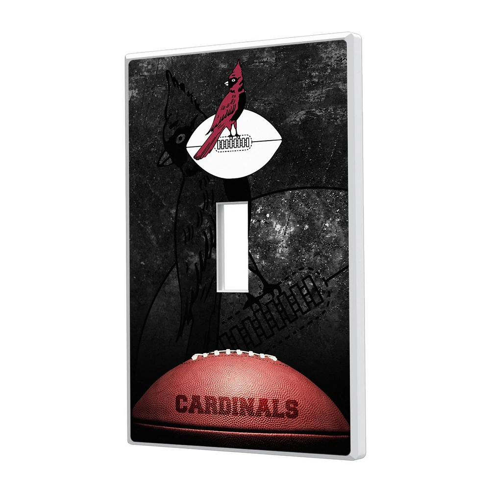 Chicago Cardinals Legendary Design Single Toggle Lightswitch Plate