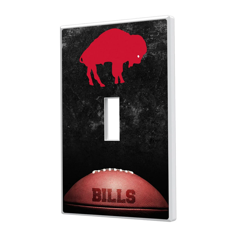 Buffalo Bills Legendary Design Single Toggle Lightswitch Plate