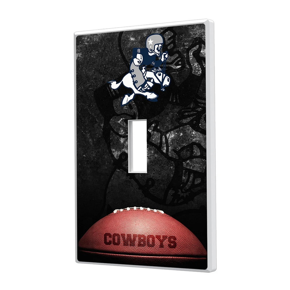 Dallas Cowboys Legendary Design Single Toggle Lightswitch Plate