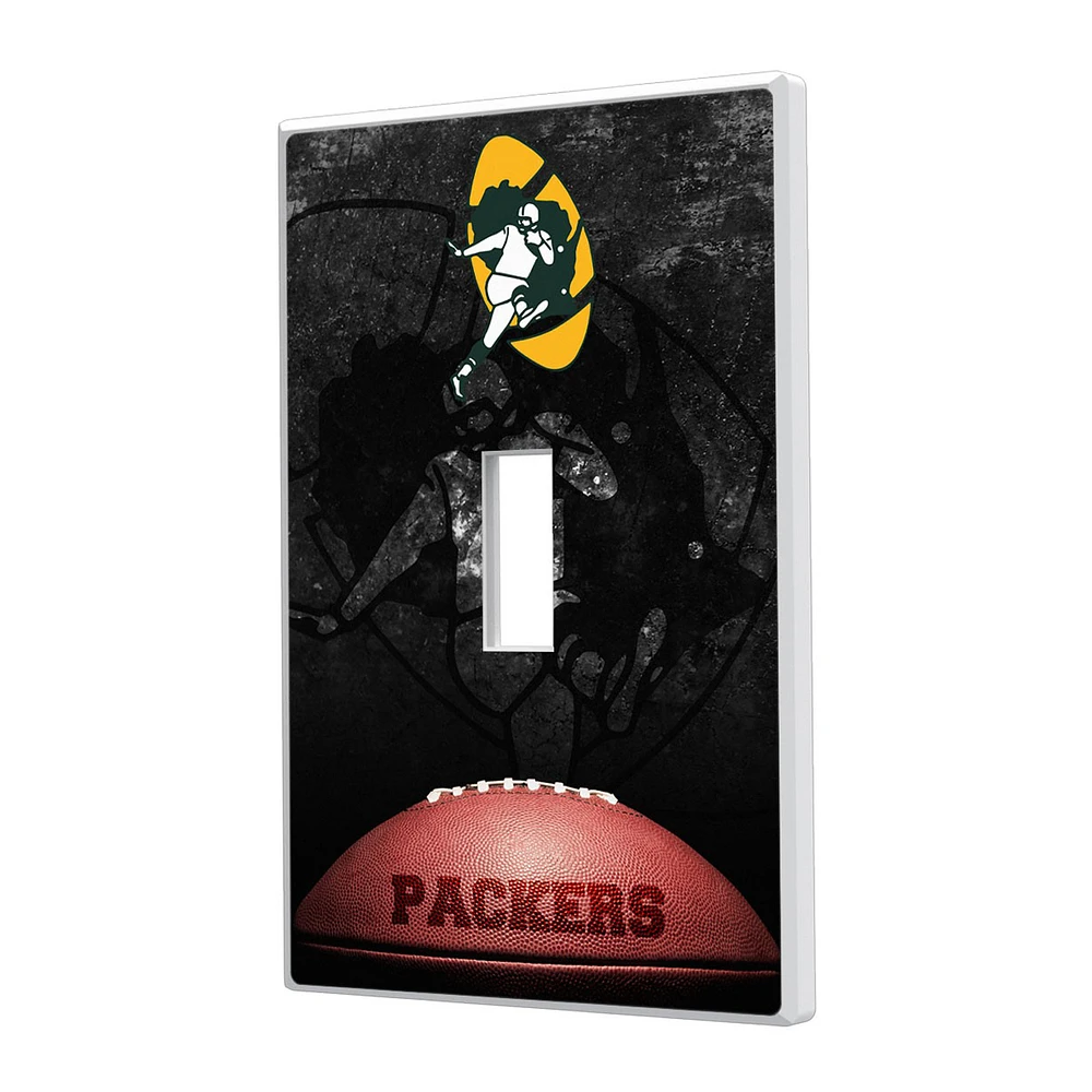 Green Bay Packers Legendary Design Single Toggle Lightswitch Plate