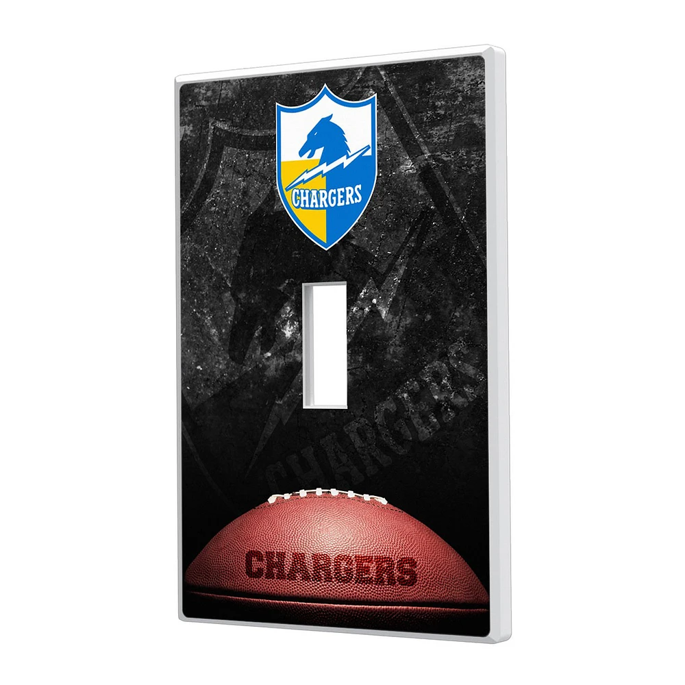 Los Angeles Chargers Legendary Design Single Toggle Lightswitch Plate