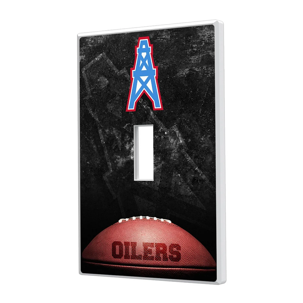 Houston Oilers Legendary Design Single Toggle Lightswitch Plate
