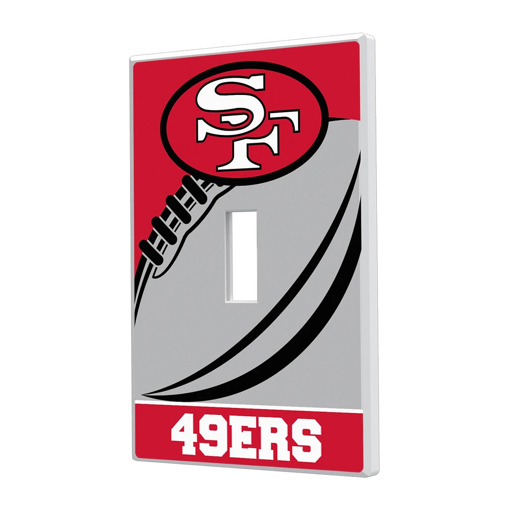 San Francisco 49ers Passtime Design Single Toggle Lightswitch Plate