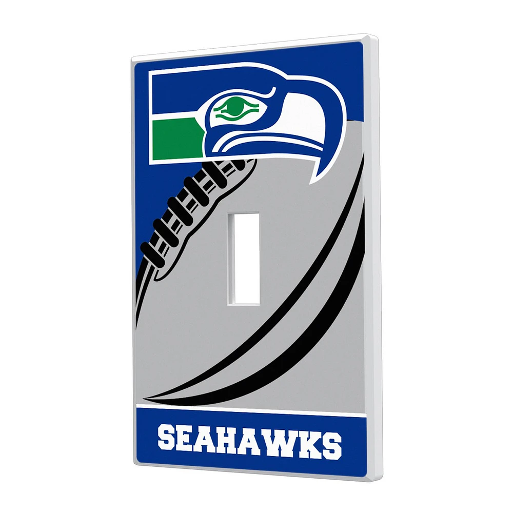 Seattle Seahawks Passtime Design Single Toggle Lightswitch Plate
