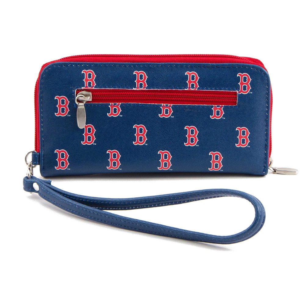 Women's Boston Red Sox Zip-Around Wristlet Wallet