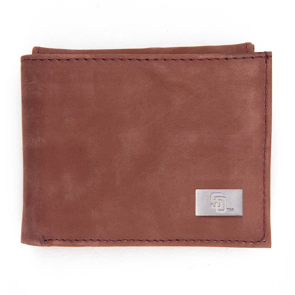San Diego Padres Leather Bifold Wallet