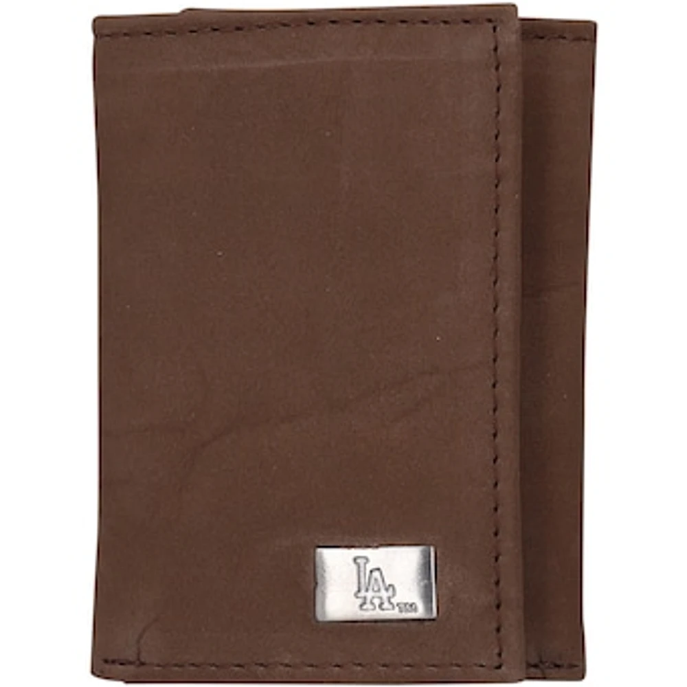 Los Angeles Dodgers Leather Trifold Wallet with Concho