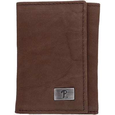Philadelphia Phillies Leather Trifold Wallet with Concho