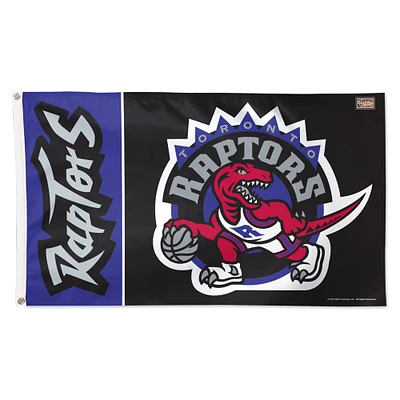 WinCraft Toronto Raptors 3' x 5' Single-Sided Heritage Deluxe Flag