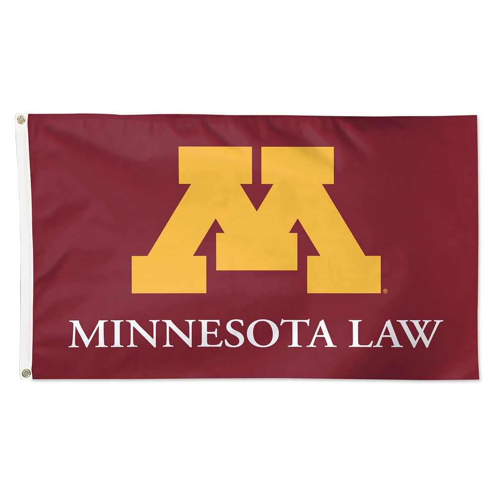 WinCraft Minnesota Golden Gophers 3' x 5' School of Law Deluxe Single-Sided Flag