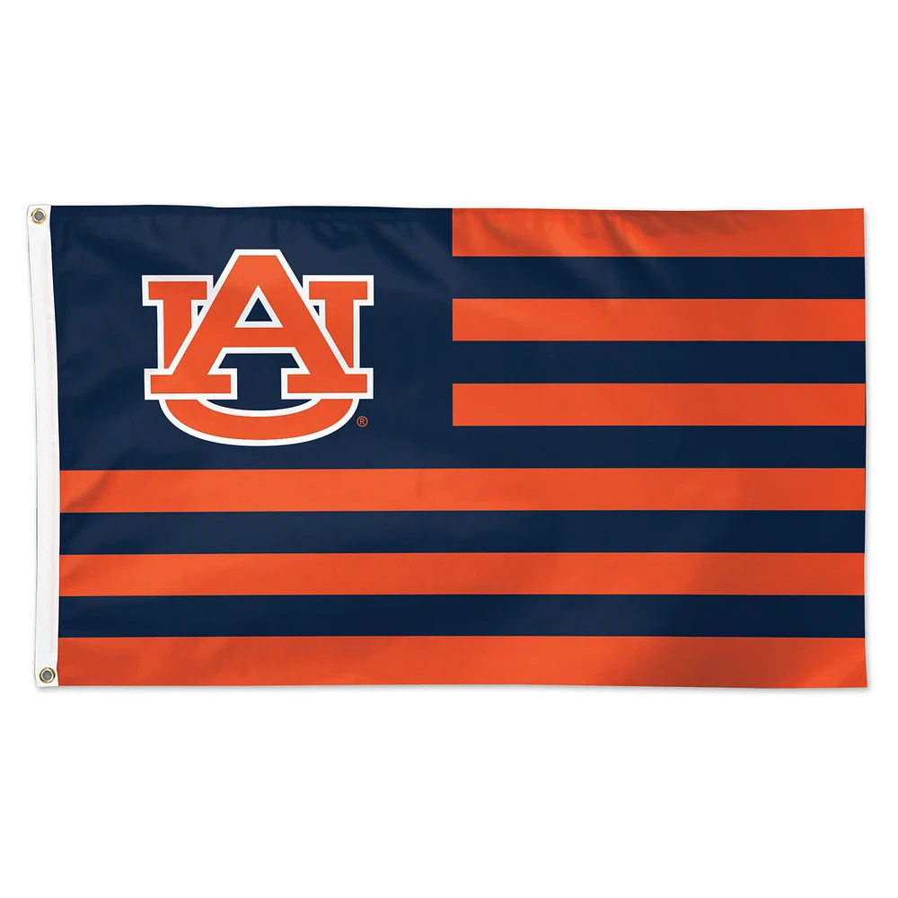 WinCraft Auburn Tigers 3' x 5' Stripe Deluxe Single-Sided Flag
