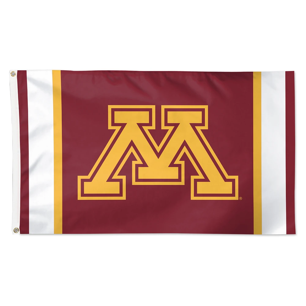 WinCraft Minnesota Golden Gophers 3' x 5' Vertical Stripe Deluxe Single-Sided Flag