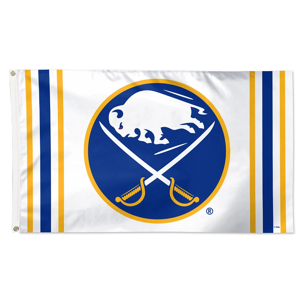 WinCraft Buffalo Sabres 3' x 5' Vertical Stripe Deluxe Single-Sided Flag