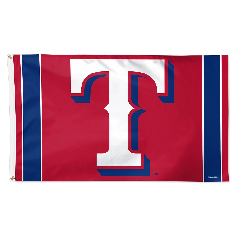 WinCraft Texas Rangers 3' x 5' Vertical Stripe Deluxe Single-Sided Flag