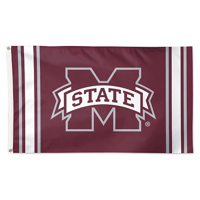 WinCraft Mississippi State Bulldogs 3' x 5' Vertical Stripe Deluxe Single-Sided Flag