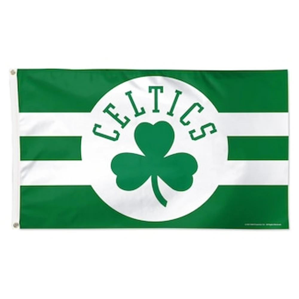 WinCraft Boston Celtics 3' x 5' Horizontal Stripe Deluxe Single-Sided Flag