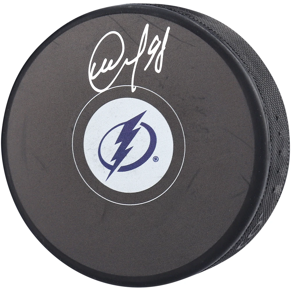 Mikhail Sergachev Tampa Bay Lightning Autographed Hockey Puck