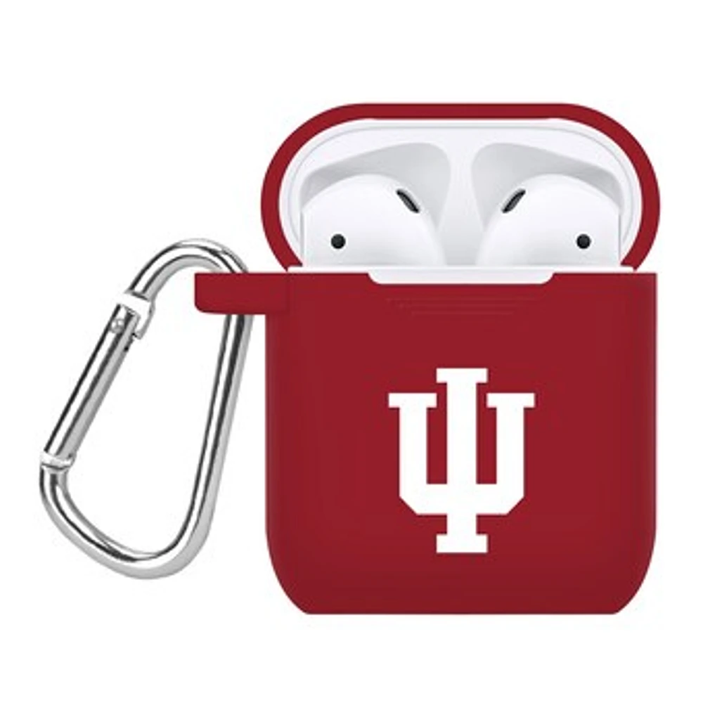 Affinity Bands Crimson Indiana Hoosiers Silicone Apple AirPods Case Cover